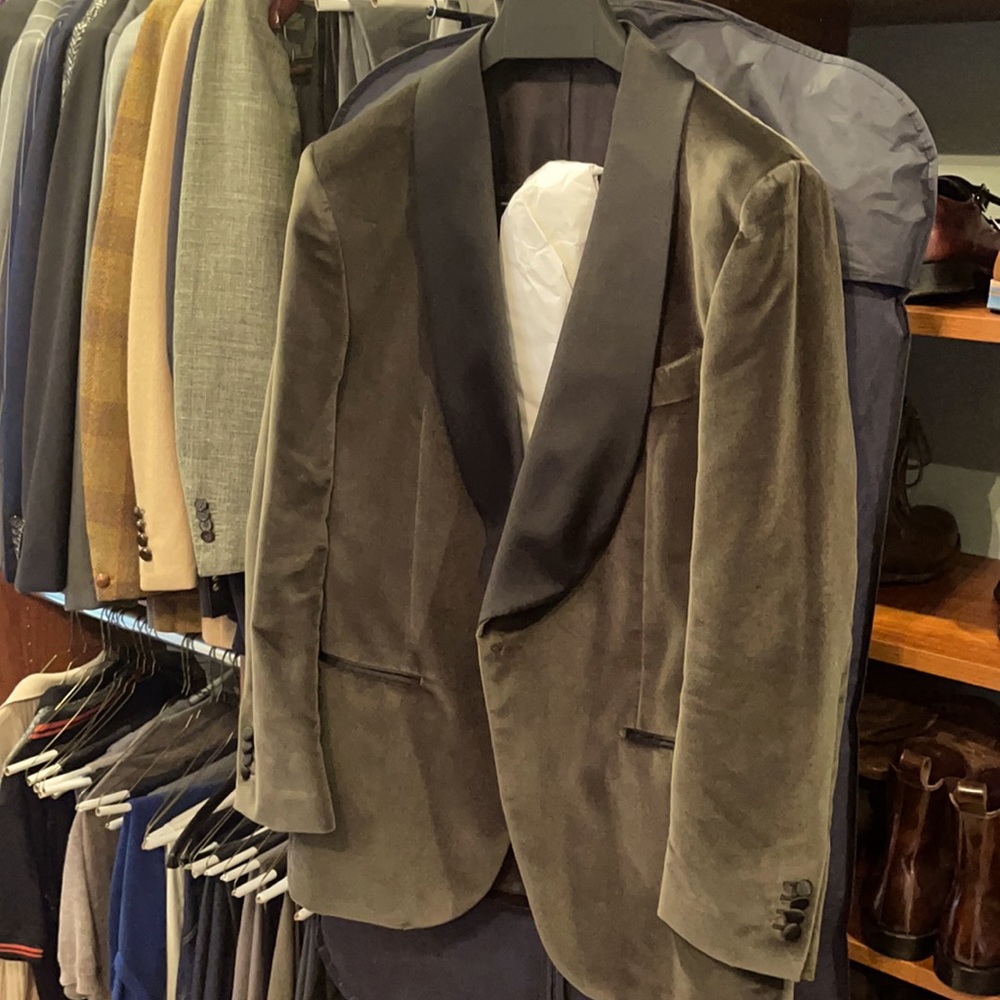 Tuxedo jacket from Suitsupply in Georgetown DC.